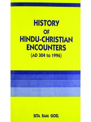cover image of History of Hindu-Christian Encounters (AD 304 to 1996)
